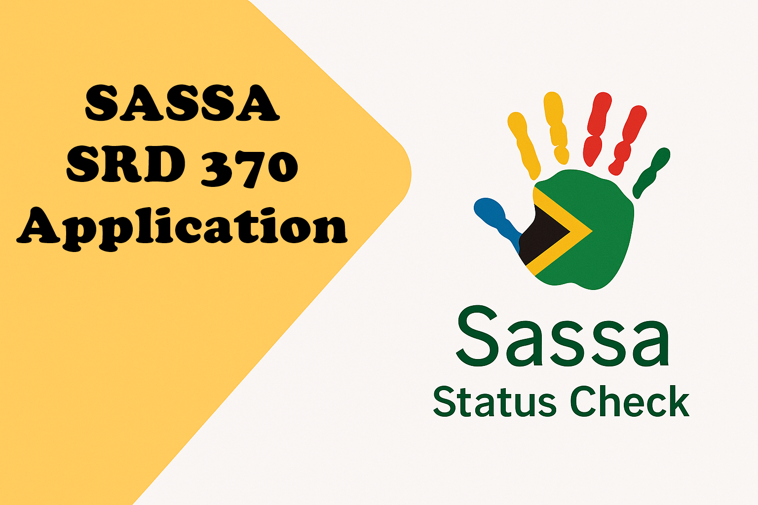 SASSA SRD 370 Application
