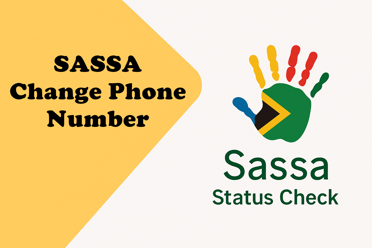 sassa change phone number
